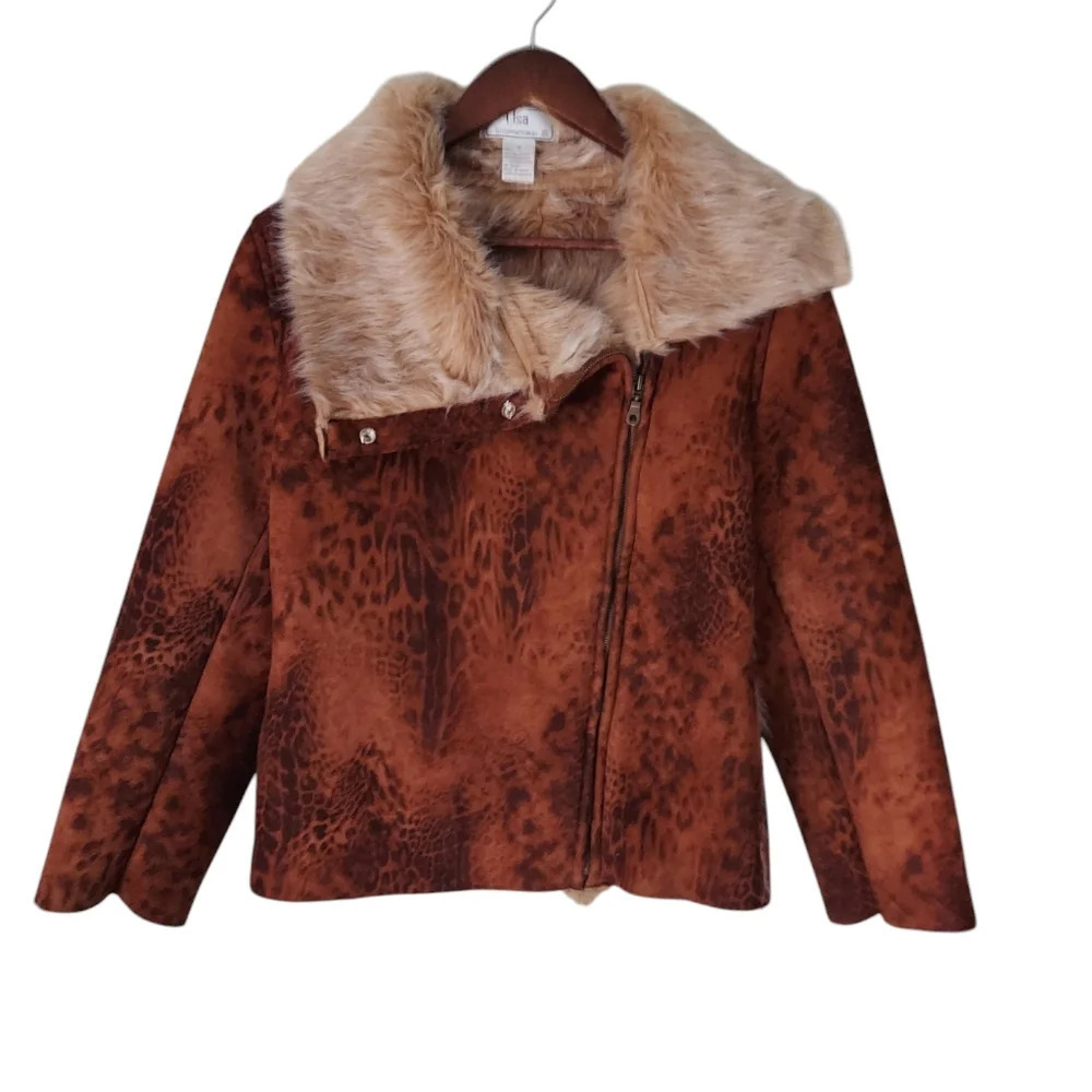 Lisa International Aviator Style Jacket